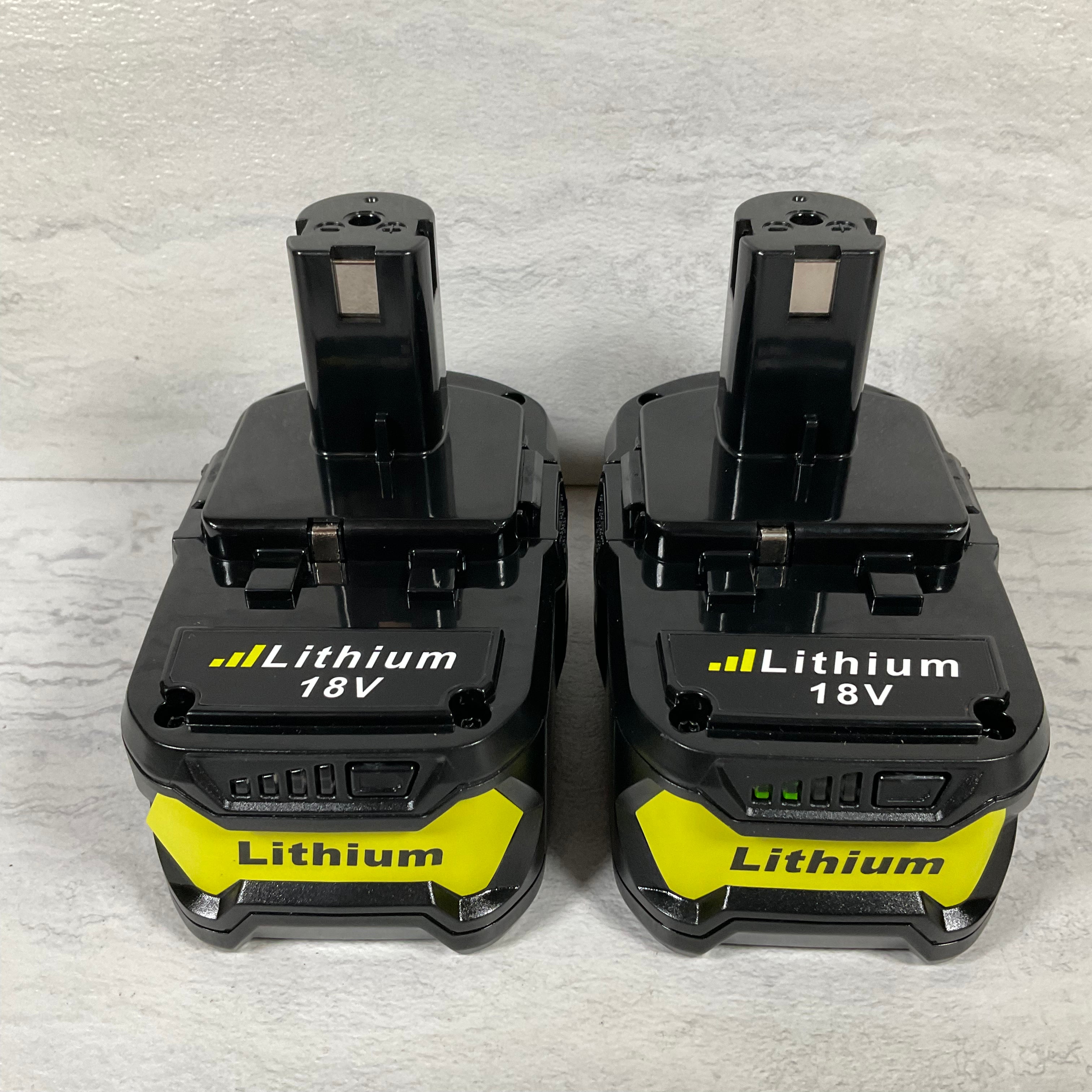 2Pack P108 6.0Ah Li-ion Compatible w/ Ryobi 18V Battery P104 P105 P102 P103 P107 (7328618086638)